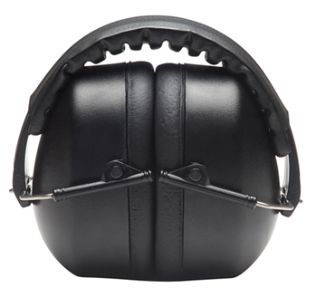 136737 Pyramex PM3010 Ear Muff  26 dB Over the Head Black Ear Cups with Black Headband