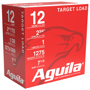 Aguila Ammuniti 137039 Aguila 1CHB1347 Target Load Standard Velocity 12 Gauge 2.75" 1 1/8 oz 7.5 Shot 2