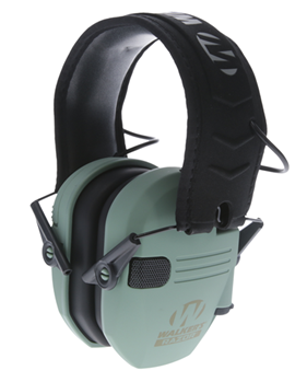 Gsm Outdoors 137575 Walker's GWP-RSEM-SGN Razor Slim Electronic Muff 23 dB Over the Head Polymer Sag
