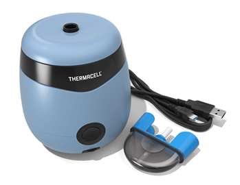 Thermacell/scha 137685 Thermacell E55B E-Series Rechargeable Repeller Light Blue Effective 20 ft Odorle