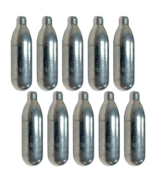 137727 Byrna Technologies CO22310 CO2 Cartridge  8 Gram 10 Per Pack with Oiler CO2