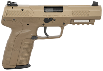 FIVE-SEVEN FN 3868900753 Five-seveN  5.7x28mm 4.80" 20+1 (2) Flat Dark Earth Flat Dark Eart