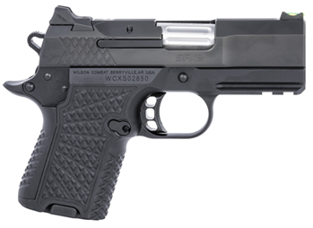 Wilson Combat  SFX9 Subcompact 9mm Luger 3.25" 15+1,10+1 Black Black Stainless S
