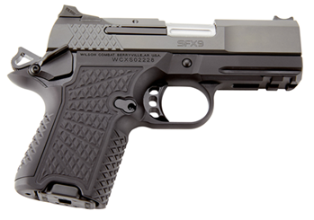 Wilson Combat  EDC SFX9 9mm Luger 3.25" 10+1, 15+1 Black Black Stainless Steel S