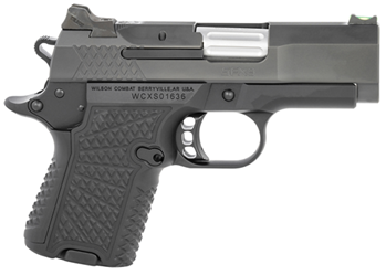 Wilson Combat  SFX9 Subcompact 9mm Luger 3.25" 10+1 15+1 Black Black Stainless S