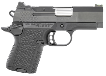 Wilson Combat  SFX9 Subcompact 9mm Luger 3.25" 10+1, 15+1 Black Black Stainless