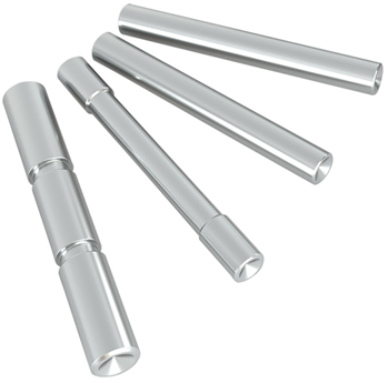 137871 Cross Armory CRG4PSSV 4 Pin Set  Silver 4140 Steel for Most Glock Gen4
