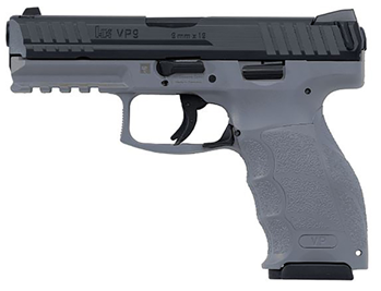 Heckler & Koch  HK 81000232 VP9  9mm Luger 4.09" 10+1 (3) Gray Black Steel Slide Gray Interchang