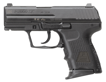 Heckler & Koch  HK 81000058 P2000SK Subcompact V2 LEM 40 S&W 3.26" 9+1 (3) Black Black Steel Sli