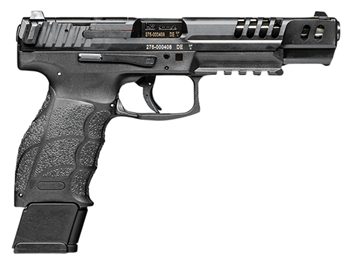 Heckler & Koch  HK 81000554 VP9 Match Optic Ready 9mm Luger 5.51" 10+1 (4) Black Black Steel Sli