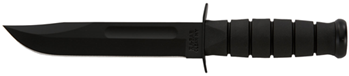 Kabar 13909 Ka-Bar 1211 Fighting/Utility  7" Fixed Clip Point Plain Black 1095 Cro-Van Blade
