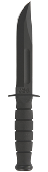 Kabar 13911 Ka-Bar 1256 Fighting/Utility  5.25" Fixed Clip Point Plain 1095 Cro-Van Blade/Bl