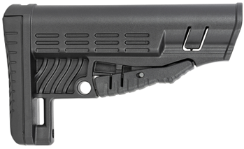 Ncstar / Vism 139262 NcStar DLG-086 Classic Commercial Stock Black Polymer Adjustable Stock with Meta