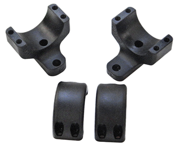 Dnz Products Ll 140170 DNZ  Game Reaper 2 Scope Mount/Ring Combo Matte Black Browning A-Bolt, Savage Ro