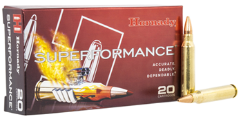 Hornady Mfg Co 140606 Hornady 812544 Superformance  5.56x45mm NATO 55 gr CX SPF 20 Bx/ 10 Cs