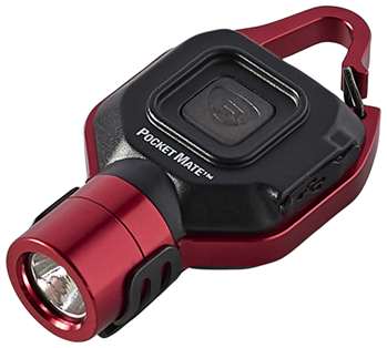 140887 Streamlight 73301 Pocket Mate USB Red Aluminum White LED 45/325 Lumens 76 Meters