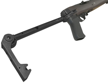 Samson Manufact 140934 Samson 10-00037-03 B-TM Folding Stock Black Oxide Steel & Walnut Finish with Bla