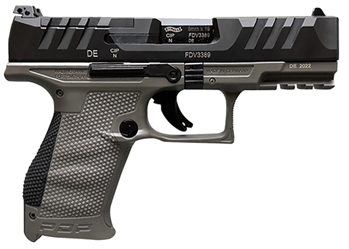 Walther Arms 2858436 PDP Compact Optic Ready 9mm Luger 4" 15+1 Black Steel Slide
