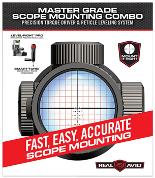 142078 Real Avid AVMSMK Master Grade Scope Mounting Combo