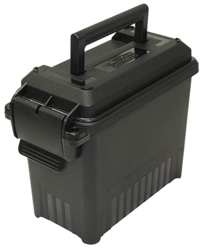 Mtm Molded Prod 142131 MTM Case-Gard AC15-40 AC-15 Ammo Can Black Polypropylene 8.4" x 4.4" x 6.8" 12 l