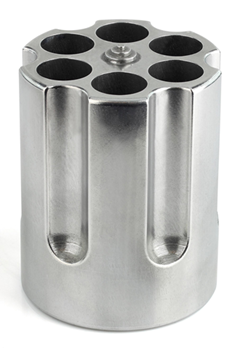 Camp Co 142298 Caliber Gourmet CBG-1007 Caliber Gourmet Cylinder Pen Holder Silver Aluminum 3.2