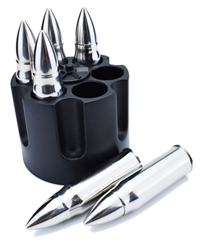 Camp Co 142301 Caliber Gourmet CBG-1046B Caliber Gourmet Bullet Chillers Silver Stainless Steel