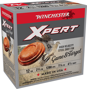 Winchester Ammu 142842 Winchester Ammo WE12GTH65 X-pert  12 Gauge 2.75" 1 1/8 oz 6.5 Shot 10 Bx/ 10 Cs