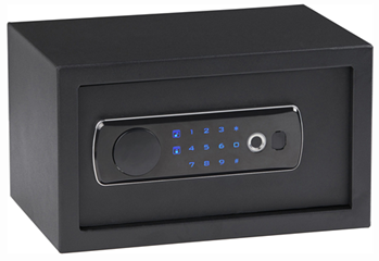 Bulldog Cases 143071 Bulldog BD5010 Duo  Digital Keypad/Biometric/Key Entry Black Powder Coat Steel H