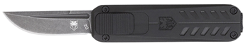 Cobra Enterpris 143119 CobraTec Knives CALI928SBBLKDNS California 928SB 1.75" OTF Drop Point Plain Ston