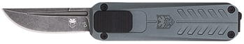 Cobra Enterpris 143121 CobraTec Knives CALI928SBGRYDNS California 928SB 1.75" OTF Drop Point Plain Ston