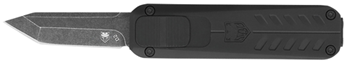 Cobra Enterpris 143123 CobraTec Knives CALI929TBBLKTNS California 929TB 1.75" OTF Tanto Plain Stonewash