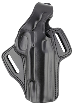 143407 Galco FL212RB Fletch Belt Holster High Ride Style made of Leather with Black Fin