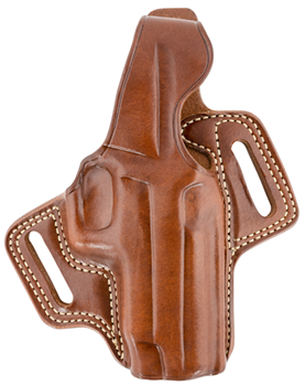 143409 Galco FL248R Fletch Belt Holster High Ride Style made of Leather with Tan Finish