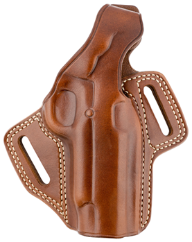 143410 Galco FL266R Fletch Belt Holster High Ride Style made of Leather with Tan Finish