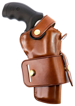 143414 Galco WG2102 Wheelgunner 2.0 Belt Holster made of Leather with Tan Finish & Belt