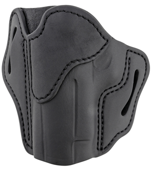 1791 Gun Leathr 143429 1791 Gunleather ORBH23SBLL BH2.3 Optic Ready Belt Holster OWB Stealth Black Leat