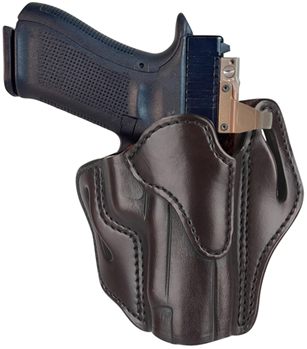 1791 Gun Leathr 143431 1791 Gunleather ORBH23SBRR BH2.3 Optic Ready Belt Holster OWB Signature Brown Le