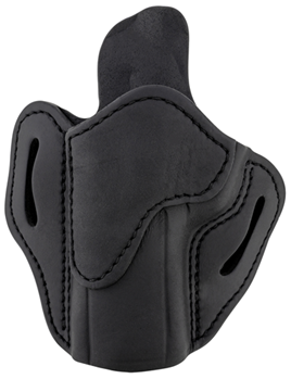 1791 Gun Leathr 143432 1791 Gunleather ORBH24SBLL BH2.4 Optic Ready Belt Holster OWB Stealth Black Leat