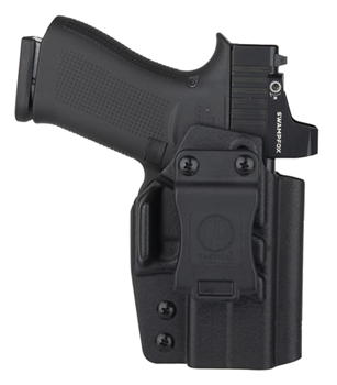 1791 Gun Leathr 143442 1791 Gunleather TACIWBG43XMOSBLKR Tactical Kydex Holster IWB Style made of Kydex