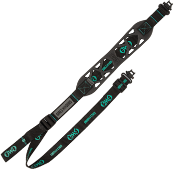 143492 Allen Girls With Guns 8274 Black Label Sling made of Black Rubber with 22.50"-39