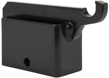 Allen 143510 EZ-Aim 15514 Gong Hanger  Black Powder Coated Steel 5.50" Long