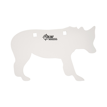 Allen 143518 EZ-Aim 15574 Silhouette Target  White Powder Coated Steel Coyote 0.38" Thick