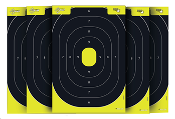 Allen 143547 EZ-Aim 1537230 Splash Reactive Target IPSC Silhouette Paper Hanging 12.50" W X 1