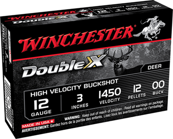 Winchester Ammu 14364 Winchester Ammo SB12300 Supreme Hi-Velocity Buckshot 12 Gauge 3" 12 Pellets 00 B