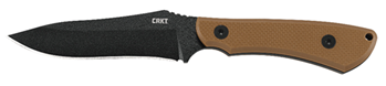 Columbia River 143711 CRKT 2083 Ramadi  4.37" Fixed Plain Black Matte Baked-On Anti Rust SK-5 Steel Bl