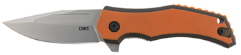 Columbia River 143712 CRKT 2372 Fawkes  2.74" Folding Clip Point Plain Bead Blasted 4116 Stainless Ste