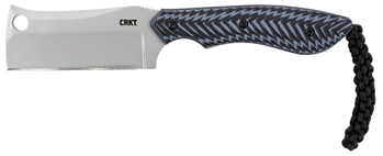 Columbia River 143714 CRKT 2398 S.P.E.C.  2.44" Fixed Cleaver Plain Bead Blasted 8Cr13MoV SS Blade/Bla