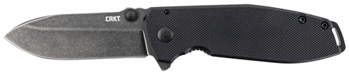 Columbia River 143716 CRKT 2495K SQUID XM 2.95" Folding Drop Point Plain Black Stonewashed D2 Steel Bl