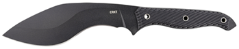 Columbia River 143717 CRKT 2710 Clever Girl Kukri 7.75" Fixed Plain Black Powder Coated SK-5 Steel Bla