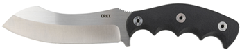 Columbia River 143720 CRKT 2866 Catchall  5.51" Fixed Sheepsfoot Plain Brushed Satin 8Cr13MoV SS Blade